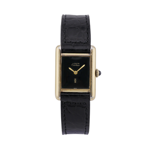 Cartier Tank Vermeil Silber / Vergoldet 3 66001