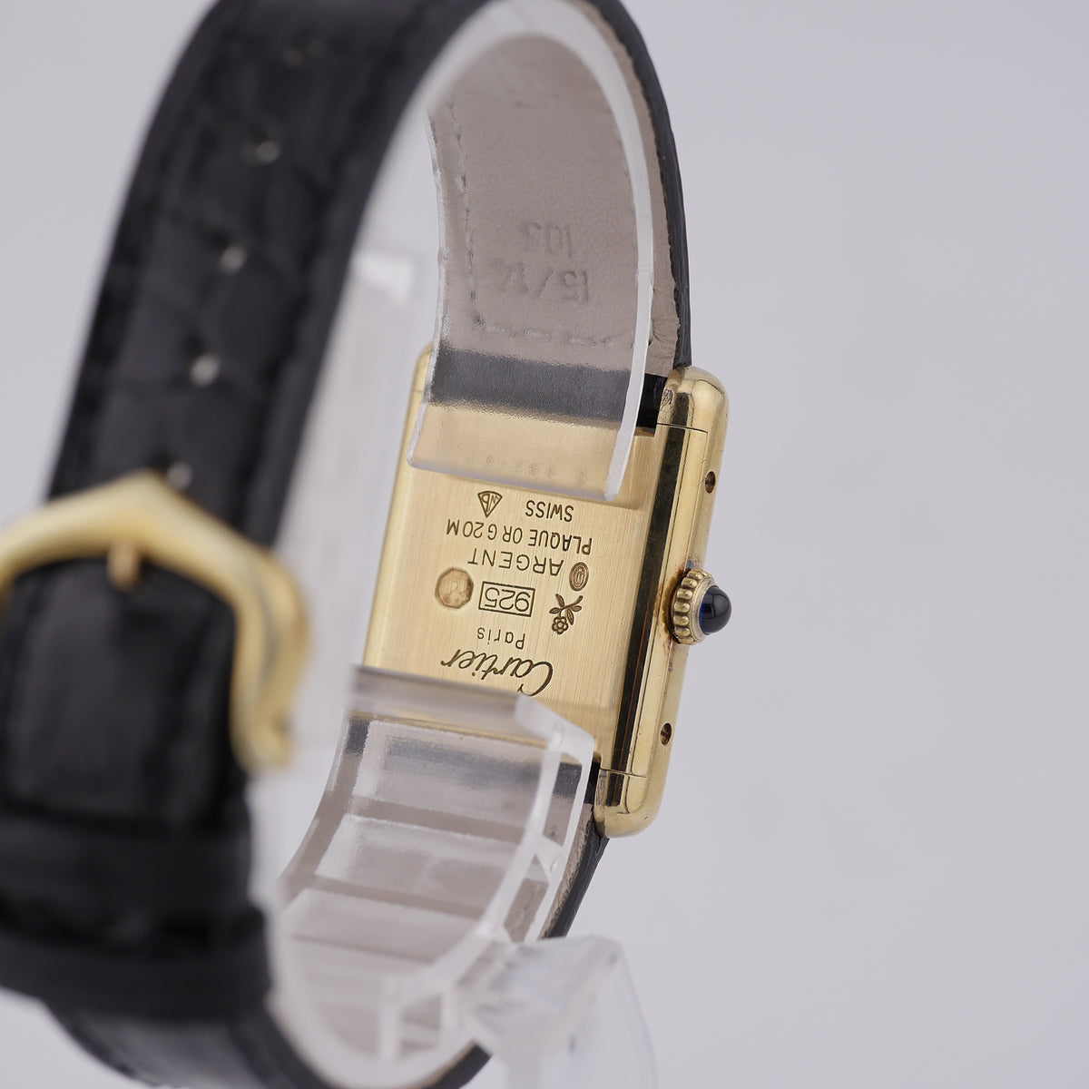Cartier Tank Vermeil Silber / Vergoldet 3 66001