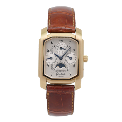 Glashütte Original Senator Karrée Ewiger Kalender Roségold 1845