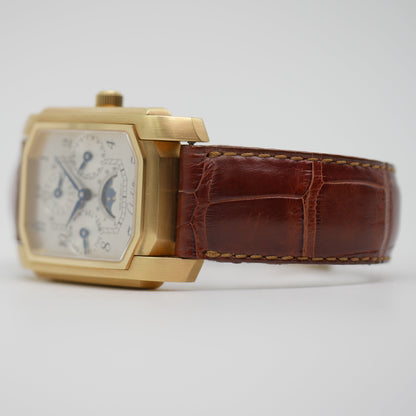 Glashütte Original Senator Karrée Ewiger Kalender Roségold 1845