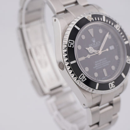 Rolex Sea-Dweller Stahl 16600 - 2001 "Rolex Service 08/26"