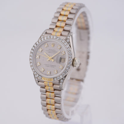 Rolex Lady-Datejust 26 Tridor Dreifarbgold 69159 - 1986 "Factory Setting"