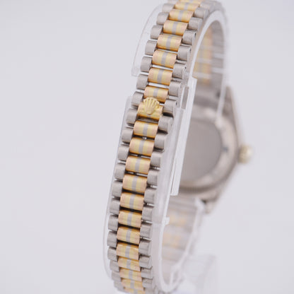 Rolex Lady-Datejust 26 Tridor Dreifarbgold 69159 - 1986 "Factory Setting"
